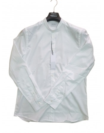 Camicia collo coreano manica lunga